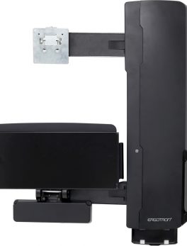 Ergotron StyleView Wall Mount for Mouse, Monitor, Keyboard, Workstation - 24 Screen Support - 30 lb Load Capacity