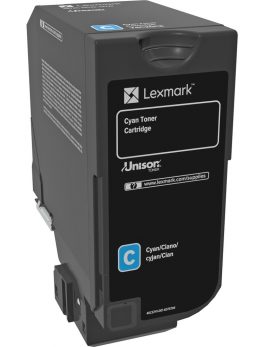 Lexmark Original Toner Cartridge - Laser - Standard Yield - 7000 Pages - Cyan