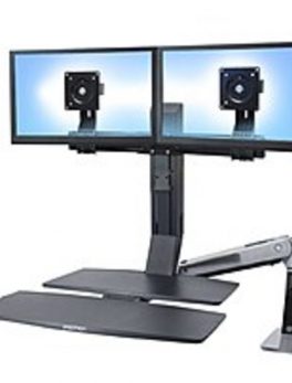 Ergotron 97-615 Tall-User Kit for WorkFit 22.0-inch Dual Mount - 28.0 lbs