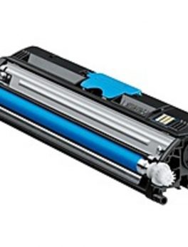 Konica Minolta A0V30HF High-Capacity Laser Toner Cartridge for Magicolor 1600 Series 1600W, 1650EN, 1680MF, 1690MF Printers - 2500 Pages Yield - Cyan