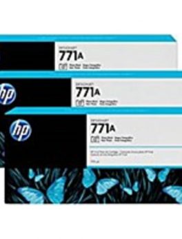 HP 771A Ink Cartridge - Photo Black - Inkjet - 3 / Pack