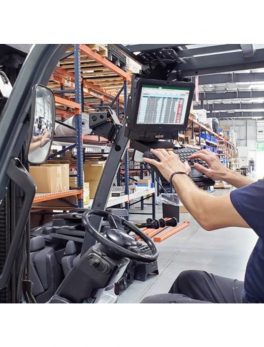 Havis C-MH-1009 Forklift Overhead Mounting Kit for Tablets - Black