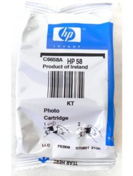 HP C6658AN 58 Photo Ink Cartridge Deskjet 450, 5550, 7350 and 7550 Series - 125 Pages