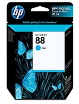 HP Officejet C9386AN 88 Ink Cartridge - 860 Pages - Cyan