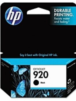 HP CD971AN140 No. 920 Black Print Ink Cartridge for HP Officejet 6500 Series Printers - 420 Pages Yield