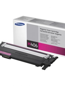 Samsung CLT-M406S Original Toner Cartridge - Laser - 1000 Pages - Magenta - 1 Each