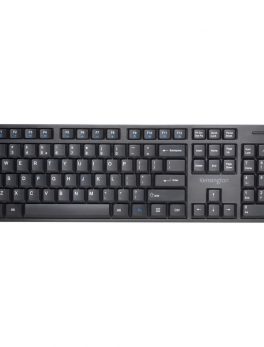 Kensington Pro Fit Low-Profile Wireless Keyboard - Wireless Connectivity - RF - USB Interface - PC, Windows - Membrane Keyswitch - Black