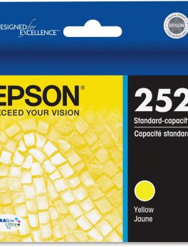 Epson DURABrite Ultra T252420 Ink Cartridge - Yellow - Inkjet - Standard Yield - 300 Pages - 1 Each