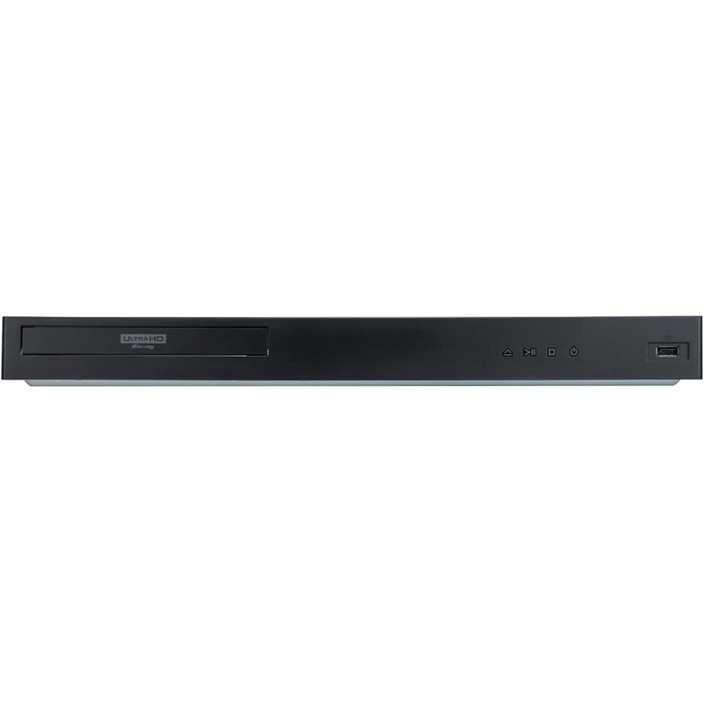 LG UBK80 1 Disc(s) 3D Blu-ray Disc Player - 2160p - DTS, Dolby Digital, Dolby Atmos, Dolby Digital Plus, Dolby TrueHD, DTS-HD Master Audio, DTS HD - BD-RE, DVD+RW, DVD-RW, CD-RW - BD Video, DVD Video, AVCHD, MPEG-1, MPEG-2 PS, MPEG-2 TS, MPEG-4 AVC, H.264