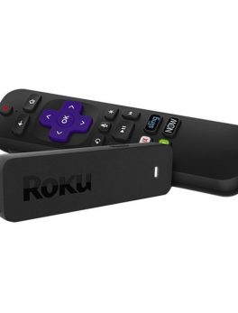 Roku Streaming Stick 3800R Network Audio/Video Player - Wireless LAN - Black - DTS Digital Surround - Netflix, Sling TV, NOW TV, Hulu, Amazon Instant Video, Google Play Movies and TV, Showtime, VUDU, HBO NOW, WatchESPN, YouTube, ... - Internet Streaming -