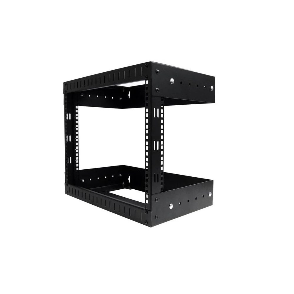StarTech.com 8U Open Frame Wall Mount Equipment Black RK812WALLOA