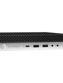 HP EliteDesk 705 G4 6KG55UC Desktop Computer - Ryzen 5 PRO 2400G - 16 GB RAM - 256 GB SSD - Micro Tower - Windows 10 Pro 64-bit - AMD Radeon RX Vega 11 Graphics - DVD-Writer - English Keyboard