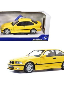 1994 BMW E30 M3 Jaune Dakar Yellow 1/18 Diecast Model Car by Solido S1803902