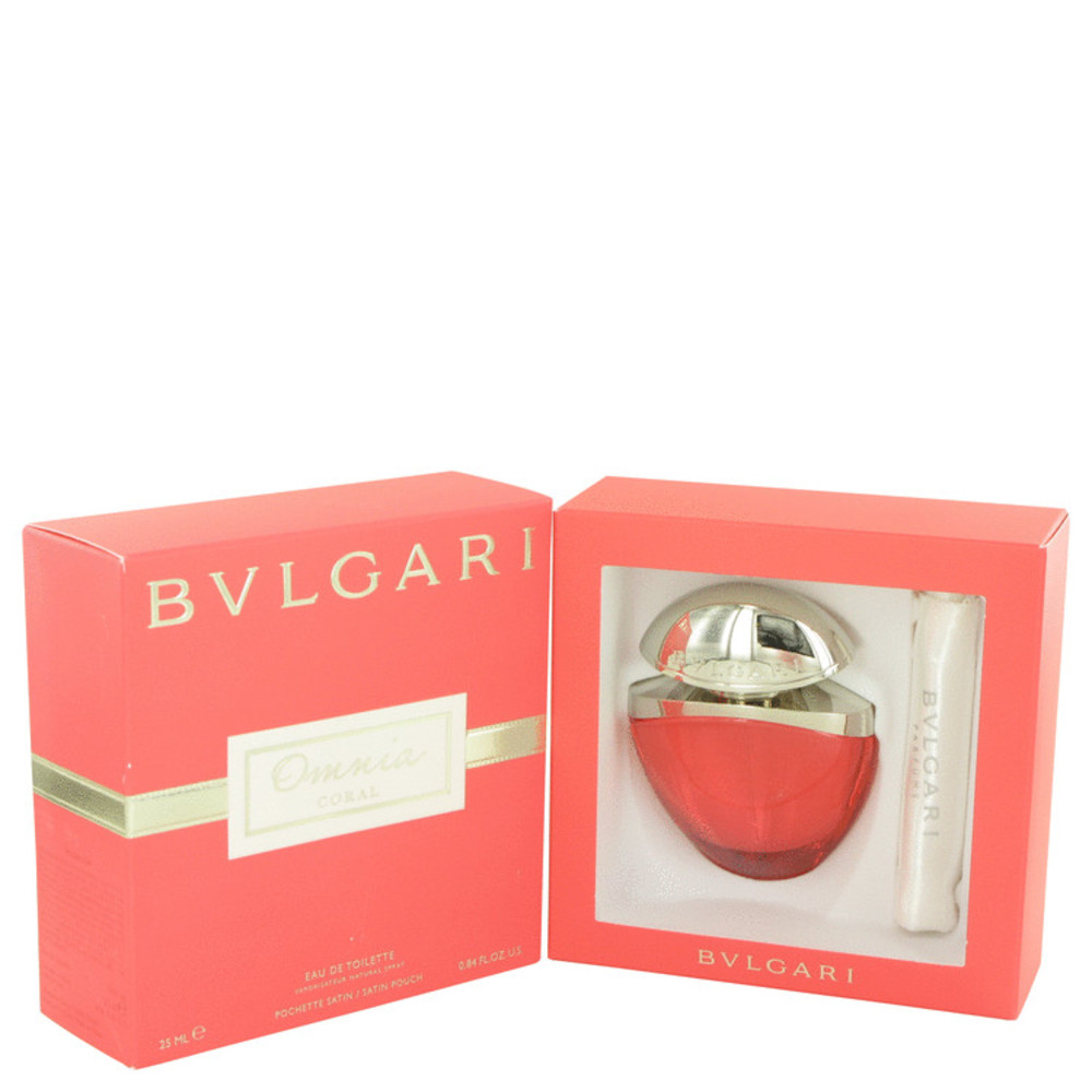 Omnia Coral By Bvlgari Eau De Toilette Spray .85 Oz For Women