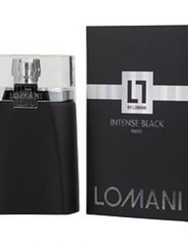 Lomani Intense Black Edt Spray 3.3 Oz For Men