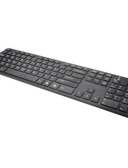 Kensington KP400 Switchable Keyboard - Black - Wired/Wireless Connectivity - Bluetooth - USB Interface - 104 Key - Mechanical Keyswitch - Black