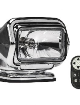 Golight Stryker ST Series Permanent Mount Chrome Halogen w/Wireless Handheld Remote