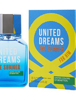 Benetton United Dreams One Summer Edt Spray 3.4 Oz (edition 2018) For Men