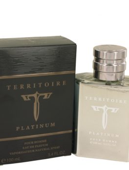 Territoire Platinum By Yzy Perfume Eau De Parfum Spray 3.4 Oz For Men