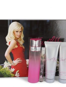 Just Me Paris Hilton By Paris Hilton Gift Set -- 3.3 Oz Eau De Parfum Spray + 3 Oz Body Lotion + 3 Oz Shower Gel + .34 Oz Mini Edp Spray For Women