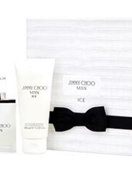 Jimmy Choo Man Ice Edt Spray 1.7 Oz and All Over Shower Gel 3.3 Oz For Men
