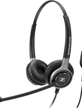 Sennheiser Century SC 660 Headset - Stereo - Easy Disconnect - Wired - 200 Ohm - 50 Hz - 18 kHz - Over-the-head - Binaural - Circumaural - 3.28 ft Cable - Noise Cancelling Microphone - Black, Silver