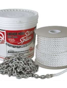 Quick Anchor Rode 20 and #39; - 7mm Chain - 100 and #39; - 1/2" 3 Plait Rope