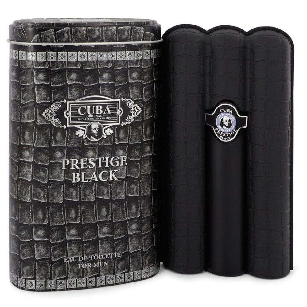 Cuba Prestige Black By Fragluxe Eau De Toilette Spray 3 Oz For Men