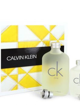 Ck One By Calvin Klein Gift Set -- 6.7 Oz Eau De Toilette Spray + 1.7 Oz Eau De Toilette Spray (unisex) For Men
