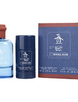 Penguin Original Blend Edt Spray 3.4 Oz and Deodorant Alcohol Free 2.7 Oz For Men