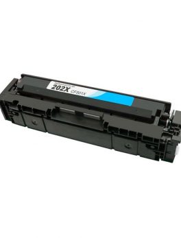HP 202X Cyan Original LaserJet Toner High Yield Cartridge CF501X