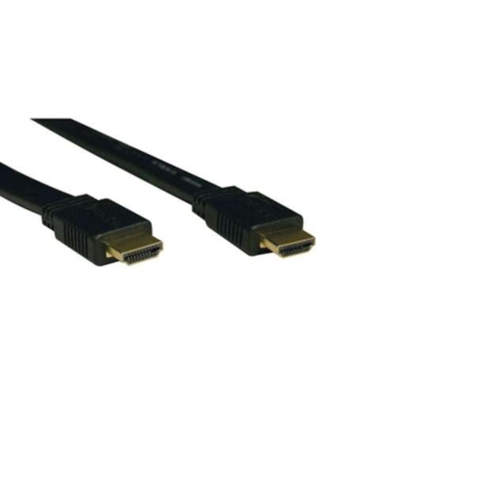 Tripp Lite Flat HDMI Gold Male To Male HDMI 16ft Black Video Cable P568-016-FL
