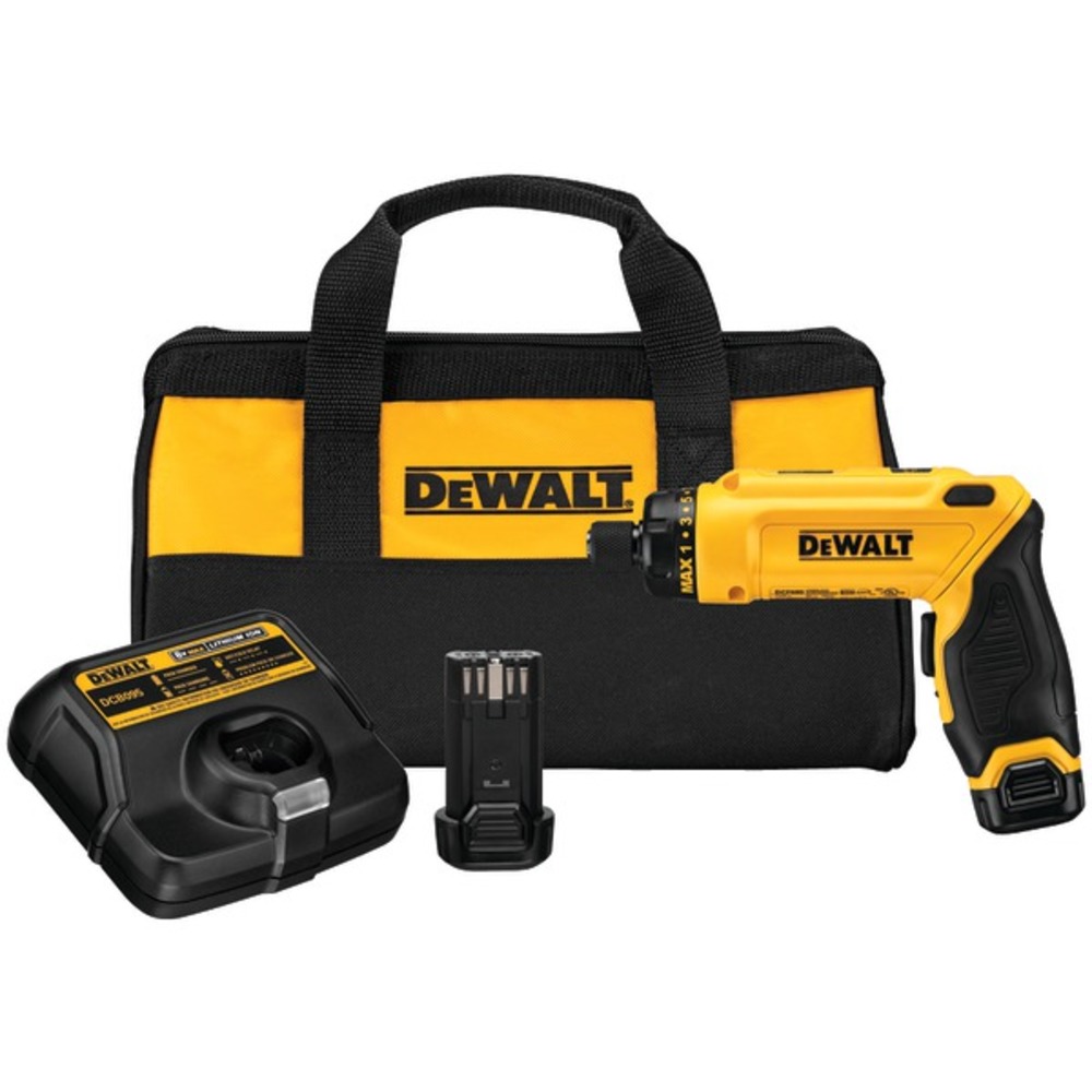 DEWALT DCF680N2 8-Volt MAX* Screwdriver Kit with 2 Batteries