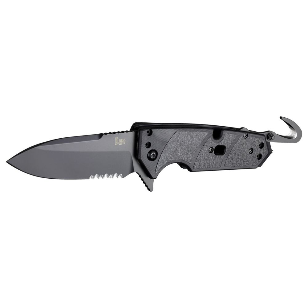Hogue HK Karma 3.75in 1st Resp Spear Pnt PartSerr G10 Black
