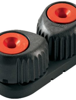 Ronstan Small Alloy Cam Cleat - Red, Black Base