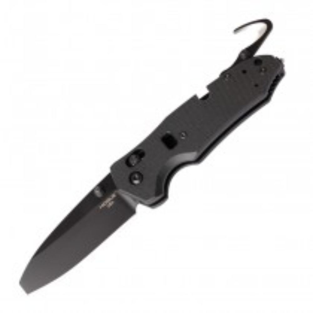 Hogue Trauma 3.4in 1st Resp Fold Oppos Bevel Blade G10 Black