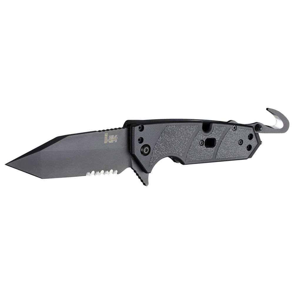Hogue HK Karma 3.75in 1st Resp Tanto Part Serr Flip G10 Blk