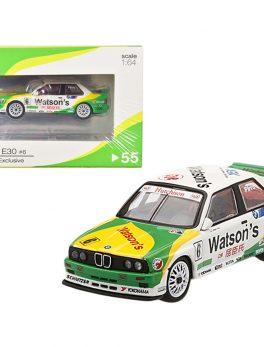 BMW M3 (E30) #6 Emanuele Pirro Watson's Team Schitzer Winner Guia Race of Macau (1991) Hong Kong Exclusive 1/64 Diecast Model Car by True Scale Miniatures MGT00055