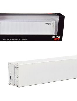 40" Dry Goods Container White 1/64 Diecast Model by True Scale Miniatures MGTAC09