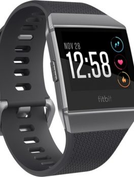 Fitbit Ionic Watch - Wrist - Optical Heart Rate Sensor, Accelerometer, Gyro Sensor, Altimeter, Ambient Light Sensor - Sleep Monitor, Music Player, Text Messaging, Calendar, Clock Display, Alarm - Heart Rate, Steps Taken, Distance Traveled, Calories Burned