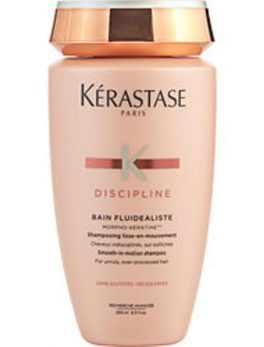Kerastase Discipline Bain Fluidealiste Smooth-in-motion Sulfate Free Shampoo (for Over Processed Unruly Hair) 8.5 Oz For Anyone