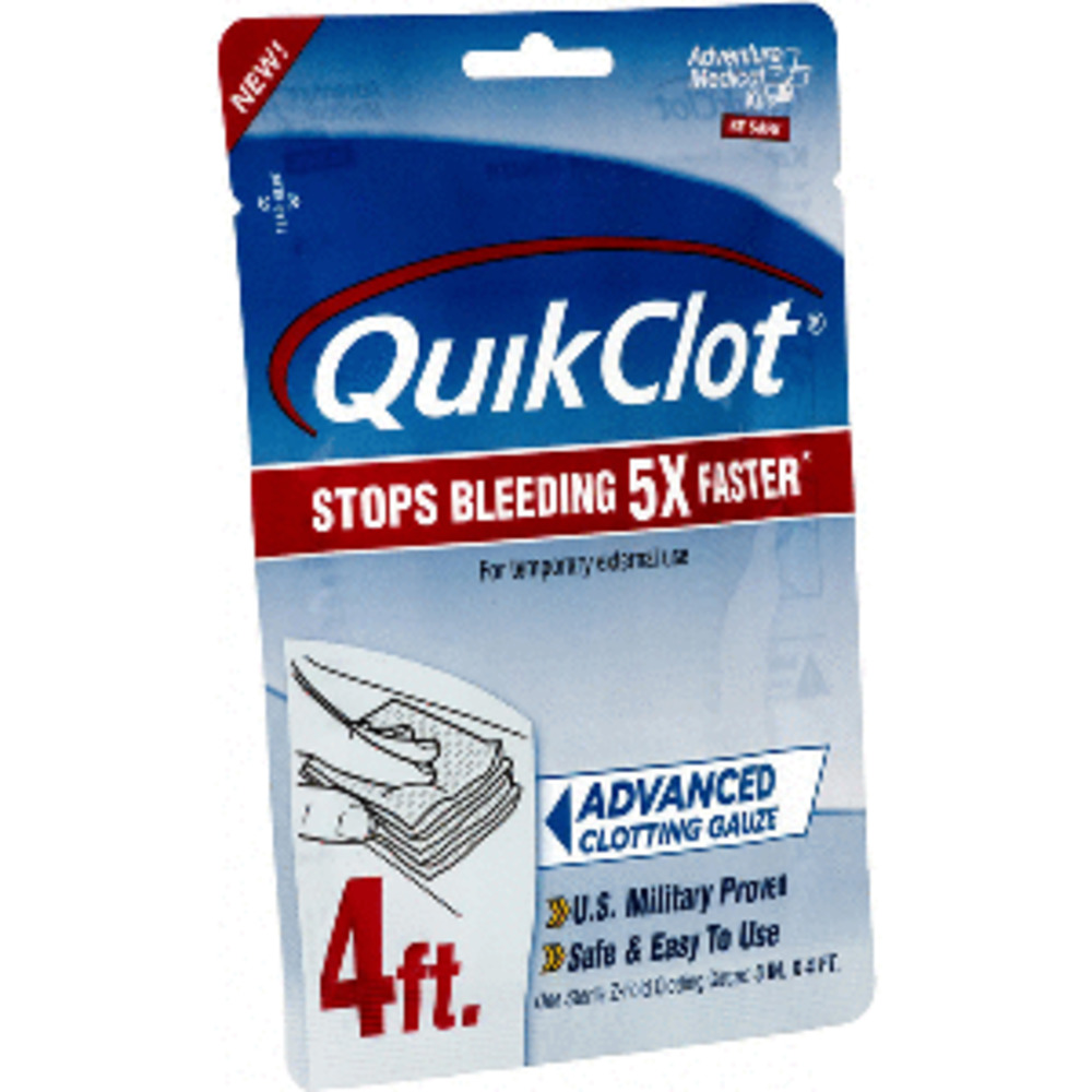 Adventure Medical QuickClot Gauze 3" x 4 and #39;