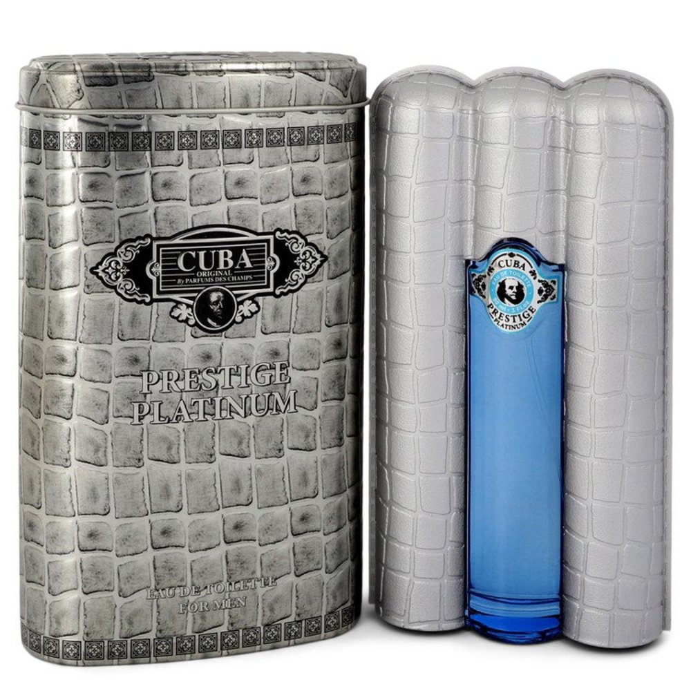 Cuba Prestige Platinum By Fragluxe Eau De Toilette Spray 3 Oz For Men