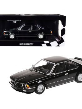 1982 BMW 635 CSi Black Metallic Limited Edition to 504 pieces Worldwide 1/18 Diecast Model Car by Minichamps 155028104