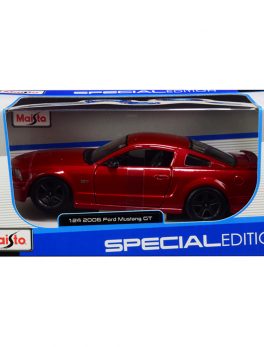 2006 Ford Mustang GT Burgundy Metallic with Black Wheels 1/24 Diecast Model Car by Maisto 31997bur