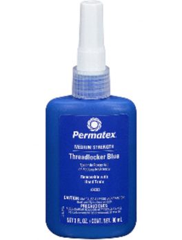 Permatex Medium Strength Threadlocker Blue - 90ml Bottle