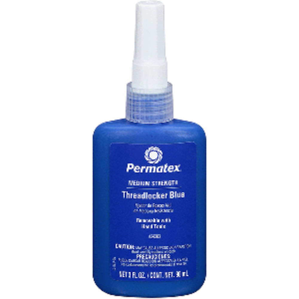 Permatex Medium Strength Threadlocker Blue - 90ml Bottle