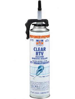 Permatex Clear RTV Silicone Adhesive Sealant - 7.25oz