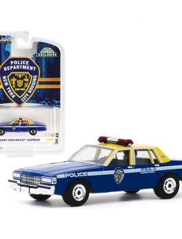 1990 Chevrolet Caprice Supervisor Blue and Yellow New York City Housing Authority Police Department Hobby Exclusive 1/64 Diecast Model Car by Greenlight 30159