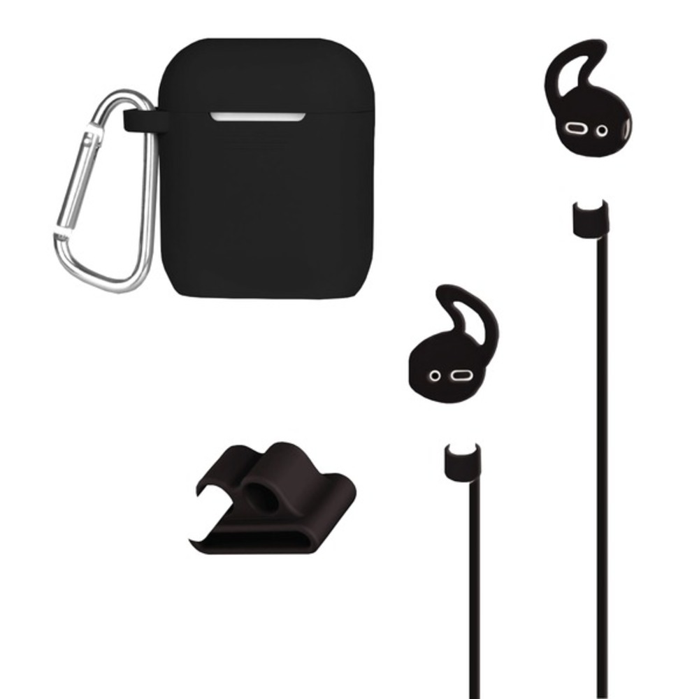 AT and T APCKIT-BLK AirPods Case and Accessories Kit (Black)